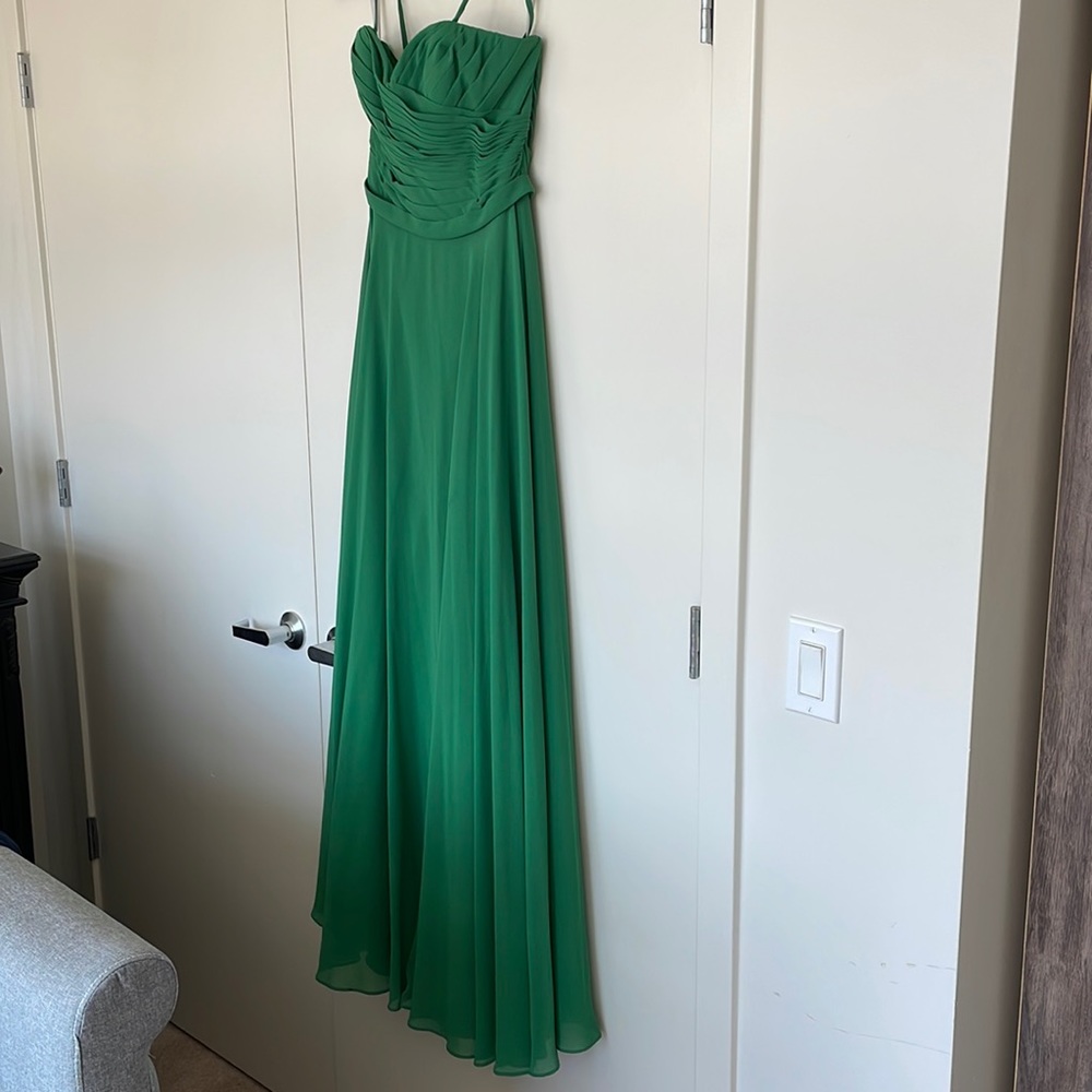 WToo size 4 green bridesmaid dress